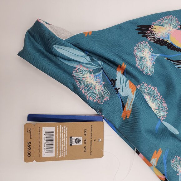 Patagonia Nanogrip Nireta Women’s Bikini Swim Bottom Parrots Tropical Size M NEW - Picture 4 of 5